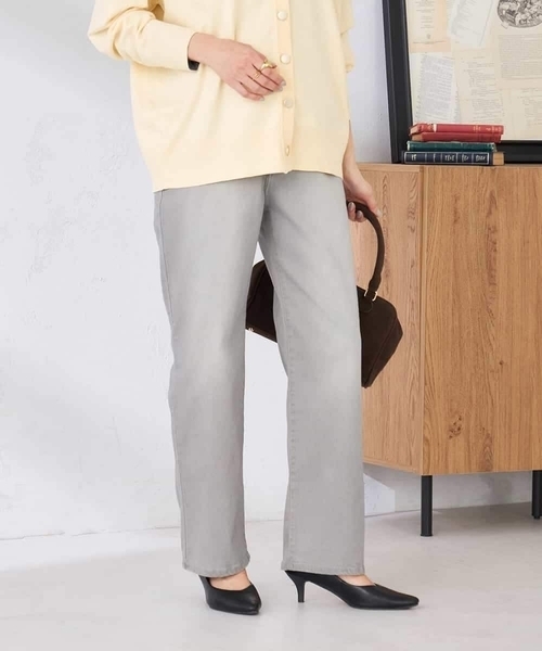 a.v.v(アーヴェヴェ)の「ストレートデニムパンツ(その他パンツ・レディース・ブルー/ライトグレー/ダークインディゴブルー・34/42/36/38/40)」の14枚目の写真