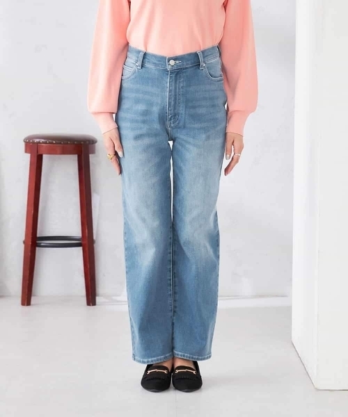 a.v.v(アーヴェヴェ)の「ストレートデニムパンツ(その他パンツ・レディース・ブルー/ライトグレー/ダークインディゴブルー・34/42/36/38/40)」の21枚目の写真