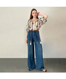 VASCARA（バスカラ）の「Wide Tencel Pin-Tuck Denim Pants (2colors)（デニムパンツ）」