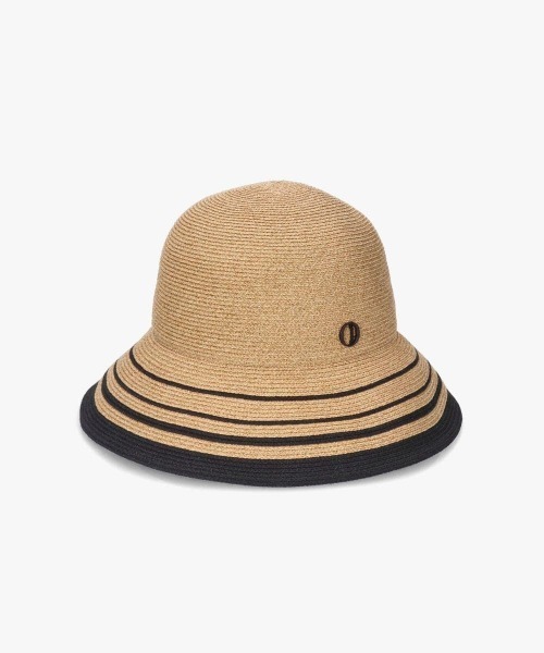 Chapeau d' O(シャポードオー)の「Chapeau d' O Lame Si_Border Hat / シャポードオー(ハット・レディース・ベージュ/ライトベージュ/ピンク・M/57.5cm)」の9枚目の写真