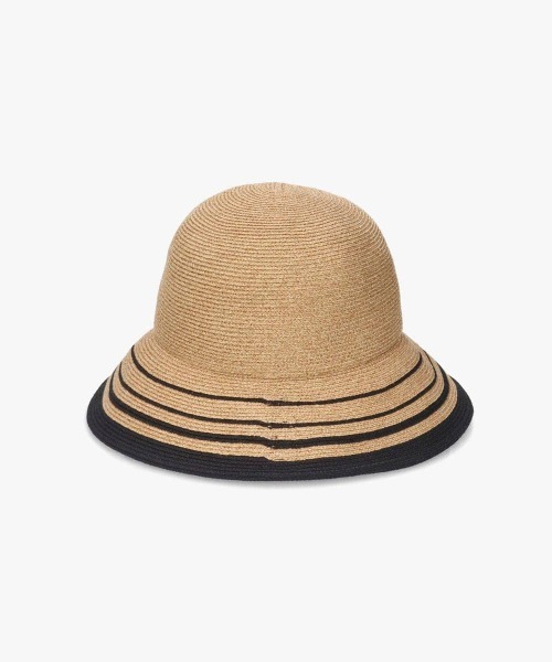 Chapeau d' O(シャポードオー)の「Chapeau d' O Lame Si_Border Hat / シャポードオー(ハット・レディース・ベージュ/ライトベージュ/ピンク・M/57.5cm)」の12枚目の写真