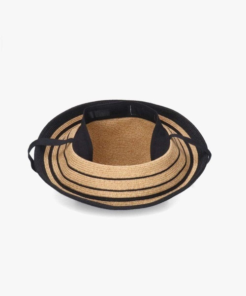 Chapeau d' O(シャポードオー)の「Chapeau d' O Lame Si_Border Hat / シャポードオー(ハット・レディース・ベージュ/ライトベージュ/ピンク・M/57.5cm)」の15枚目の写真