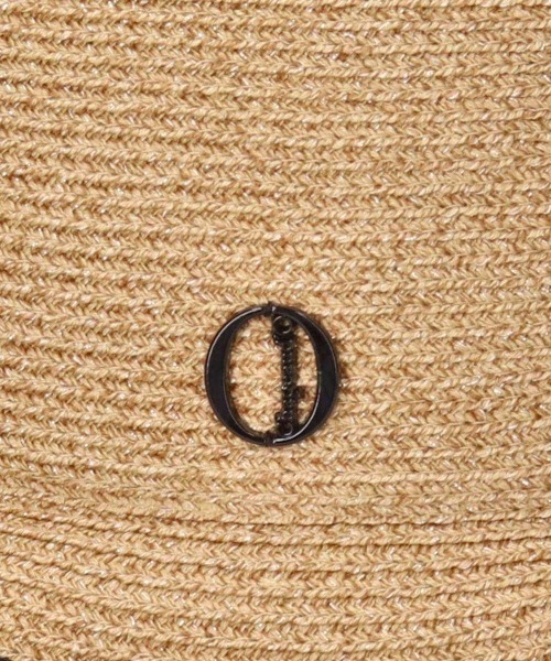 Chapeau d' O(シャポードオー)の「Chapeau d' O Lame Si_Border Hat / シャポードオー(ハット・レディース・ベージュ/ライトベージュ/ピンク・M/57.5cm)」の18枚目の写真