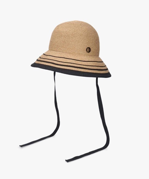 Chapeau d' O(シャポードオー)の「Chapeau d' O Lame Si_Border Hat / シャポードオー(ハット・レディース・ベージュ/ライトベージュ/ピンク・M/57.5cm)」の19枚目の写真