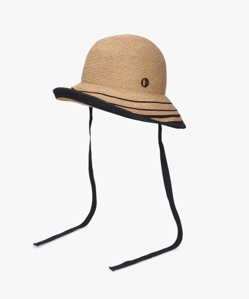 Chapeau d' O(シャポードオー)の「Chapeau d' O Lame Si_Border Hat / シャポードオー(ハット・レディース・ベージュ/ライトベージュ/ピンク・M/57.5cm)」の20枚目の写真