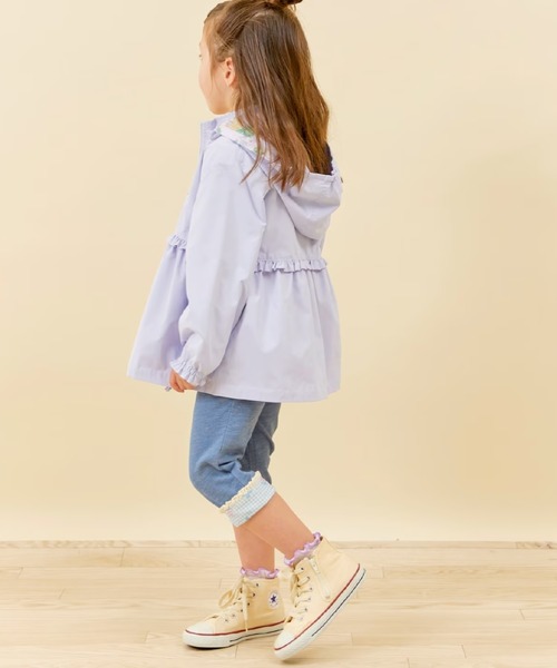 KP(ケーピー)の「デニム風ニットツイル 裾折り返しパンツ 7分丈(その他パンツ・キッズ・ネイビー/ラベンダー/ブルー・80cm/90cm/100cm/110cm/120cm/130cm/140cm/150cm/160cm)」の7枚目の写真