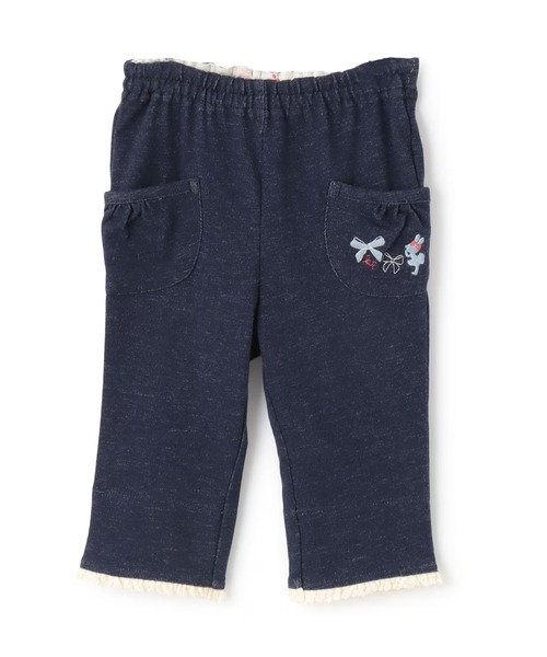 KP(ケーピー)の「デニム風ニットツイル 裾折り返しパンツ 7分丈(その他パンツ・キッズ・ネイビー/ラベンダー/ブルー・80cm/90cm/100cm/110cm/120cm/130cm/140cm/150cm/160cm)」の12枚目の写真