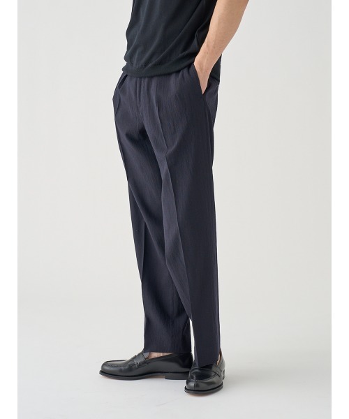 JOHN SMEDLEY(ジョンスメドレー)の「ウォッシュドウールホップサック テーパードトラウザー(その他パンツ・メンズ・ネイビー・2/3)」の6枚目の写真