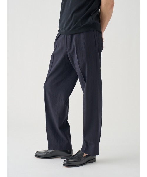 JOHN SMEDLEY(ジョンスメドレー)の「ウォッシュドウールホップサック テーパードトラウザー(その他パンツ・メンズ・ネイビー・2/3)」の7枚目の写真
