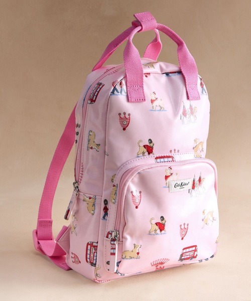 Cath Kidston(キャスキッドソン)の「キッズ ミディアム バックパック Queenies London(ショルダーバッグ・レディース・ピンク・FREE)」の5枚目の写真