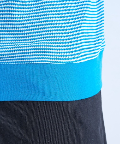 Healthknit(ヘルスニット)の「【Healthknit】26SS Basic Waffle Ribbed-Hem Crewneck S/S 633S(Tシャツ/カットソー・メンズ・ロイヤルブルー/ブラック系1/ブラック・M/XL/L)」の22枚目の写真
