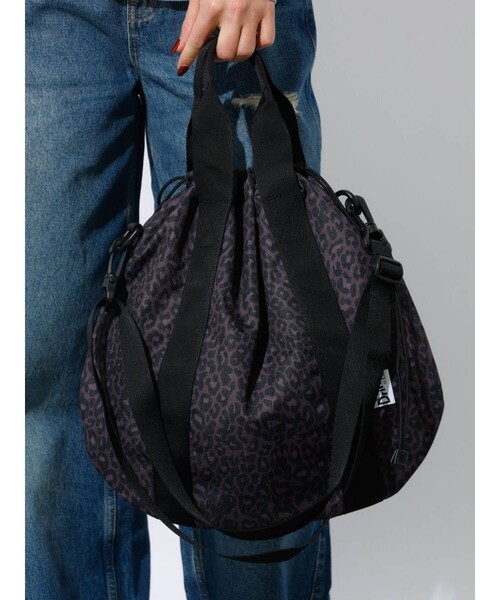 Drifter（ドリフター）の「【Drifter/ドリフター】LUNE TOTE/ルナトート/トートバッグ（トートバッグ・レディース・エメラルド/ブラック/その他1/パープル・フリー）」の4枚目の写真