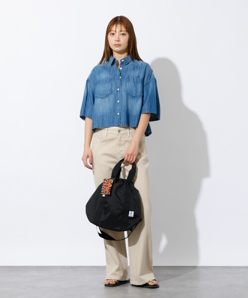Drifter（ドリフター）の「【Drifter/ドリフター】LUNE TOTE/ルナトート/トートバッグ（トートバッグ・レディース・エメラルド/ブラック/その他1/パープル・フリー）」の5枚目の写真