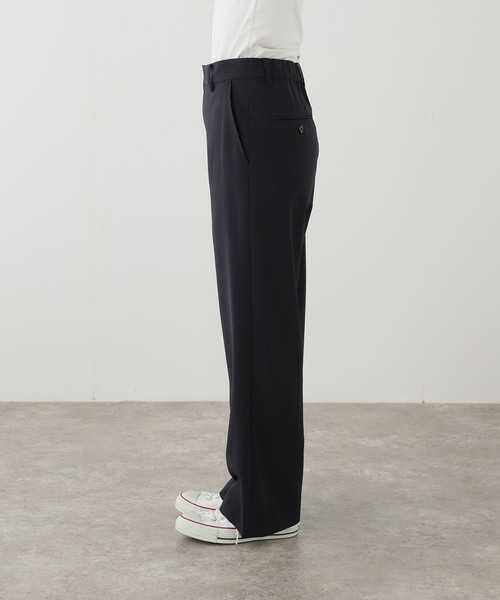 FRAMeWORK（フレームワーク）の「TWポプリンストレートパンツ（スラックス・レディース・ネイビー/グレー・40/38/36）」の19枚目の写真