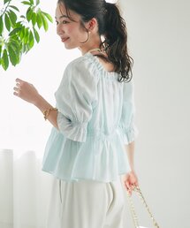 La boutique BonBon | シャーリングギャザーブラウス(シャツ/ブラウス)