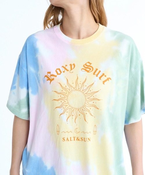 ROXY(ロキシー)の「ROXY ウィメンズ MAKE SOME WAVES Tシャツ 【2026年春夏モデル】/ロキシータイダイ半袖Tシャツ(Tシャツ/カットソー・レディース・その他/マルチ・LARGE/MEDIUM)」の4枚目の写真