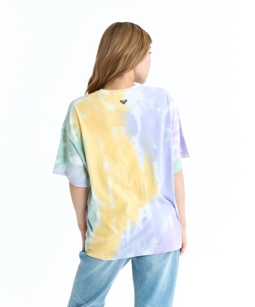 ROXY(ロキシー)の「ROXY ウィメンズ MAKE SOME WAVES Tシャツ 【2026年春夏モデル】/ロキシータイダイ半袖Tシャツ(Tシャツ/カットソー・レディース・その他/マルチ・LARGE/MEDIUM)」の6枚目の写真