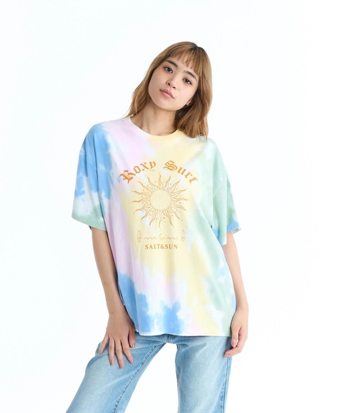 ROXY(ロキシー)の「ROXY ウィメンズ MAKE SOME WAVES Tシャツ 【2026年春夏モデル】/ロキシータイダイ半袖Tシャツ(Tシャツ/カットソー・レディース・その他/マルチ・LARGE/MEDIUM)」の7枚目の写真
