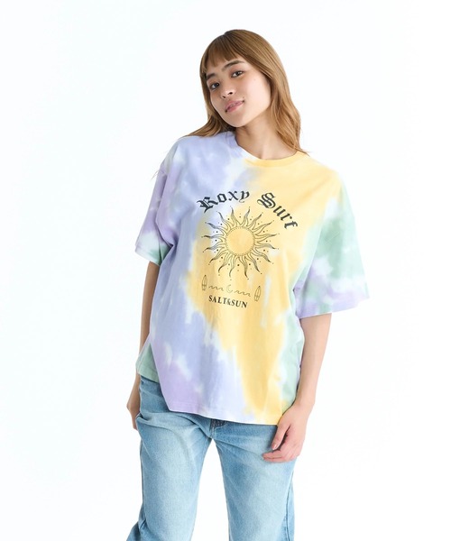 ROXY(ロキシー)の「ROXY ウィメンズ MAKE SOME WAVES Tシャツ 【2026年春夏モデル】/ロキシータイダイ半袖Tシャツ(Tシャツ/カットソー・レディース・その他/マルチ・LARGE/MEDIUM)」の8枚目の写真