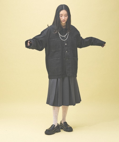 Kappa(カッパ)の「≪Kappa×and ST ウェルネスクラブ≫カバーオール(カバーオール・レディース・ブラック/アイボリー/インディゴブルー・MEDIUM/LARGE/SMALL)」の8枚目の写真