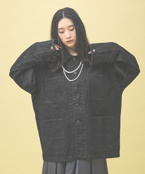 Kappa(カッパ)の「≪Kappa×and ST ウェルネスクラブ≫カバーオール(カバーオール・レディース・ブラック/アイボリー/インディゴブルー・MEDIUM/LARGE/SMALL)」の10枚目の写真