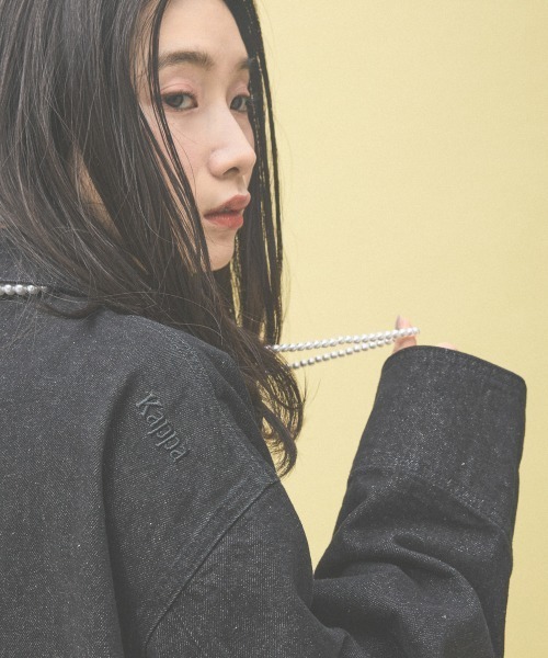 Kappa(カッパ)の「≪Kappa×and ST ウェルネスクラブ≫カバーオール(カバーオール・レディース・ブラック/アイボリー/インディゴブルー・MEDIUM/LARGE/SMALL)」の12枚目の写真