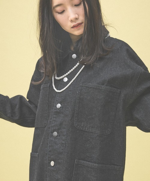 Kappa(カッパ)の「≪Kappa×and ST ウェルネスクラブ≫カバーオール(カバーオール・レディース・ブラック/アイボリー/インディゴブルー・MEDIUM/LARGE/SMALL)」の13枚目の写真