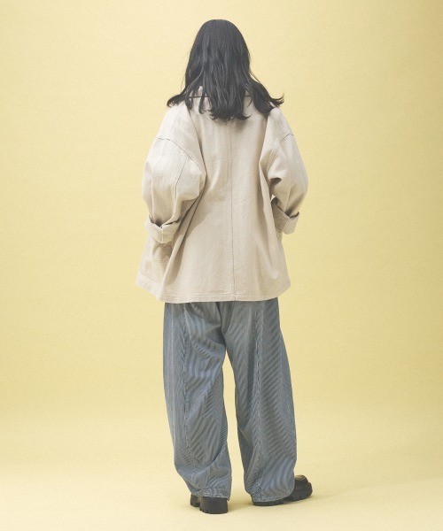 Kappa(カッパ)の「≪Kappa×and ST ウェルネスクラブ≫カバーオール(カバーオール・レディース・ブラック/アイボリー/インディゴブルー・MEDIUM/LARGE/SMALL)」の18枚目の写真