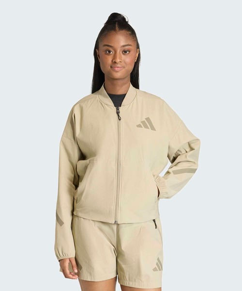 adidas(アディダス)の「アディダス Z.N.E.ウーブン ボンバー / アディダス adidas(MA-1・レディース・ブラック/ベージュ/ブルー・X-LARGE/LARGE/MEDIUM/SMALL/XX-LARGE)」の8枚目の写真