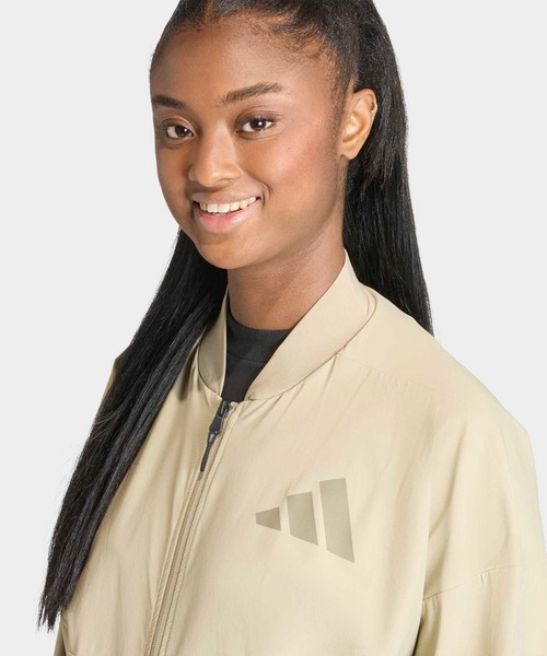 adidas(アディダス)の「アディダス Z.N.E.ウーブン ボンバー / アディダス adidas(MA-1・レディース・ブラック/ベージュ/ブルー・X-LARGE/LARGE/MEDIUM/SMALL/XX-LARGE)」の10枚目の写真