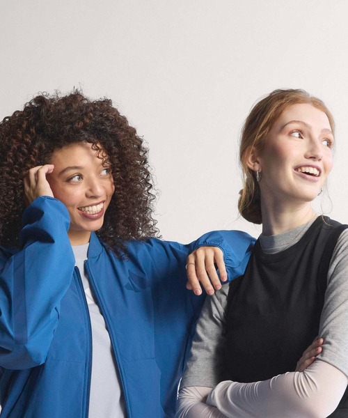 adidas(アディダス)の「アディダス Z.N.E.ウーブン ボンバー / アディダス adidas(MA-1・レディース・ブラック/ベージュ/ブルー・X-LARGE/LARGE/MEDIUM/SMALL/XX-LARGE)」の14枚目の写真