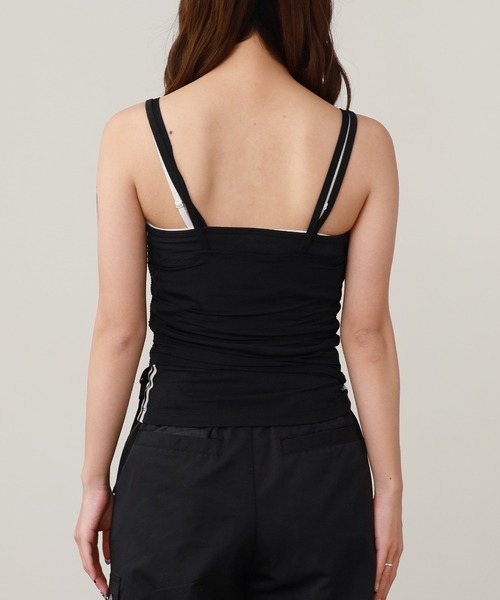 adidas(アディダス)の「adidas/アディダス トレフォイルロゴ ダブルレイヤータンクトップ 2026年春夏(タンクトップ・レディース・ブラック・S/M/L)」の19枚目の写真