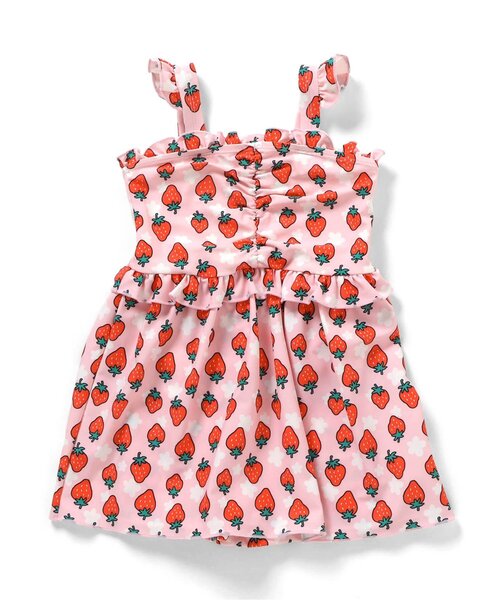 BREEZE（ブリーズ）の「【UVカット】総柄メロウフリルワンピース水着（水着・キッズ・ピンク/オフホワイト・80/90/100/110/120/130/140）」の11枚目の写真