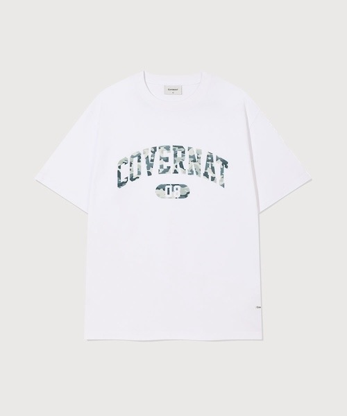 COVERNAT(カバーナット)の「ARCH 08 LOGO T-SHIRT(Tシャツ/カットソー・メンズ・ブラック/杢グレー/ヘザーグレー/ターコイズブルー/カモフラージュ/ホワイト・XX-LARGE/X-LARGE/LARGE/MEDIUM/SMALL/X-SMALL)」の5枚目の写真