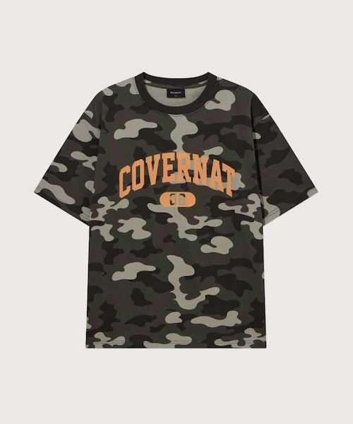 COVERNAT(カバーナット)の「ARCH 08 LOGO T-SHIRT(Tシャツ/カットソー・メンズ・ブラック/杢グレー/ヘザーグレー/ターコイズブルー/カモフラージュ/ホワイト・XX-LARGE/X-LARGE/LARGE/MEDIUM/SMALL/X-SMALL)」の6枚目の写真