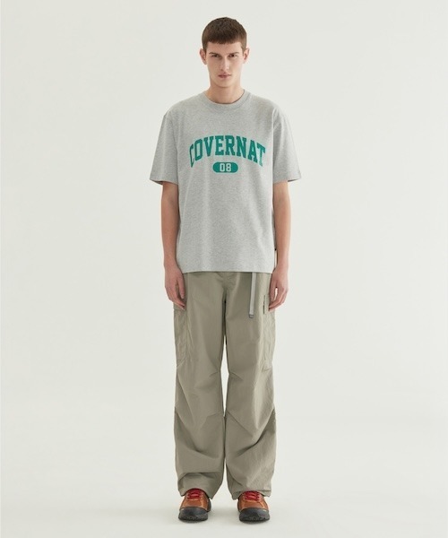 COVERNAT(カバーナット)の「ARCH 08 LOGO T-SHIRT(Tシャツ/カットソー・メンズ・ブラック/杢グレー/ヘザーグレー/ターコイズブルー/カモフラージュ/ホワイト・XX-LARGE/X-LARGE/LARGE/MEDIUM/SMALL/X-SMALL)」の12枚目の写真