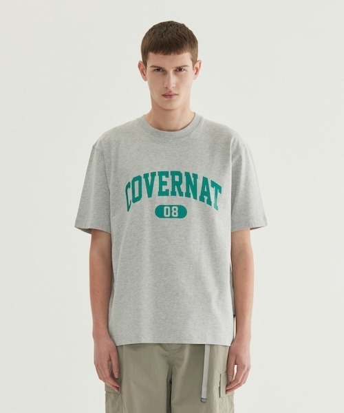 COVERNAT(カバーナット)の「ARCH 08 LOGO T-SHIRT(Tシャツ/カットソー・メンズ・ブラック/杢グレー/ヘザーグレー/ターコイズブルー/カモフラージュ/ホワイト・XX-LARGE/X-LARGE/LARGE/MEDIUM/SMALL/X-SMALL)」の15枚目の写真