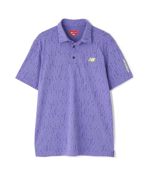 New Balance Golf（ニューバランスゴルフ）の「リフレクト・オーバーラップロゴ 半袖 カラーシャツ (MENS)（ポロシャツ・メンズ・ブラック/ホワイト/パープル・LARGE/MEDIUM/X-LARGE/XX-LARGE）」の19枚目の写真