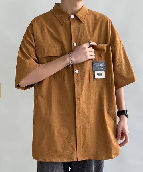 link lot(リンクロット)の「タグ付きビッグ半袖Tシャツ(シャツ/ブラウス・メンズ・ライトグレー/グレー・L/M)」の11枚目の写真