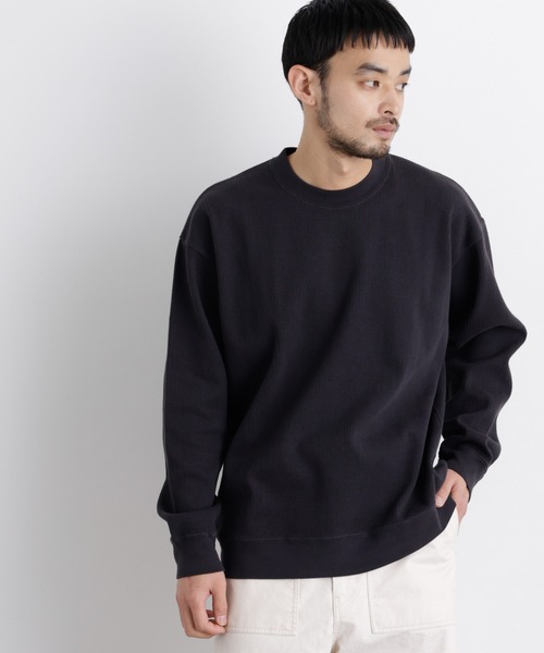 ナノユニバース カットソー NANO universe（ナノ・ユニバース） tシャツ シャーリングデザイン