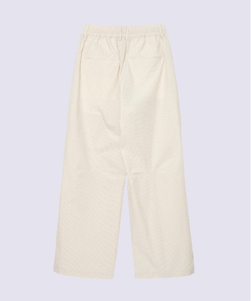MATSUFUJI(マツフジ)の「【MATSUFUJI/マツフジ】Striped Wide Trousers(その他パンツ・メンズ・ブラック/オフホワイト・3/2)」の9枚目の写真