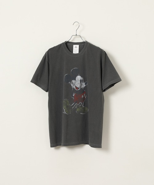 Disney(ディズニー)の「MK VINTAGE PRINT TEE 半袖Tシャツ(Tシャツ/カットソー・メンズ・ブラック/オリーブドラブ/マスタード/ネイビー/オレンジ・XL/M/L)」の6枚目の写真