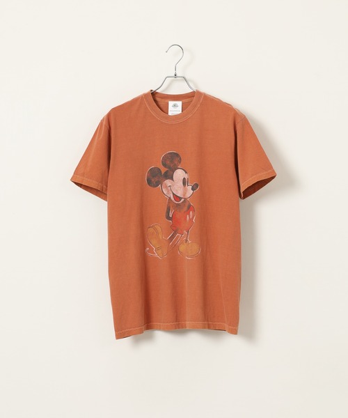 Disney(ディズニー)の「MK VINTAGE PRINT TEE 半袖Tシャツ(Tシャツ/カットソー・メンズ・ブラック/オリーブドラブ/マスタード/ネイビー/オレンジ・XL/M/L)」の9枚目の写真