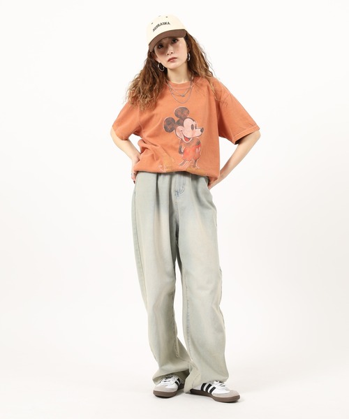 Disney(ディズニー)の「MK VINTAGE PRINT TEE 半袖Tシャツ(Tシャツ/カットソー・メンズ・ブラック/オリーブドラブ/マスタード/ネイビー/オレンジ・XL/M/L)」の20枚目の写真