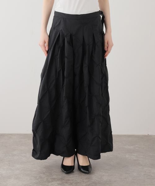 plage(プラージュ)の「《一部店舗・WEB限定》TANC TOKYO / タンクトウキョウ EMBROIDERY OVER スカート(スカート・レディース・ブラック・FREE)」の13枚目の写真