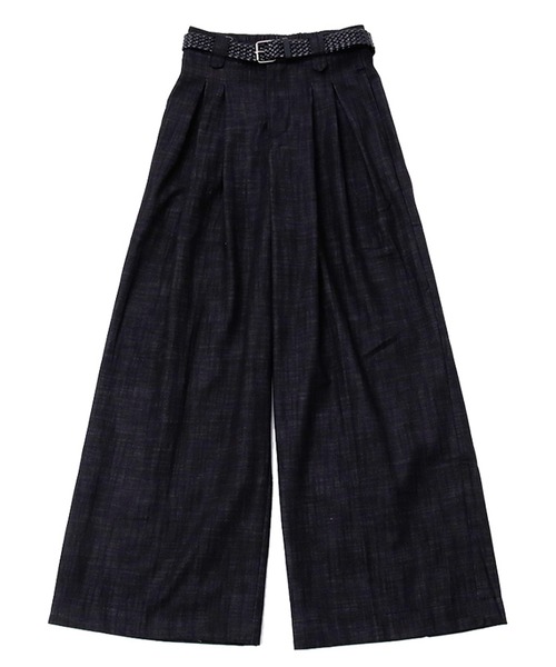 murea（ミュレア）の「ベルト付き ワイドタックパンツ（その他パンツ・レディース・ブラウン/ブラック/ブルー・M/S）」の6枚目の写真