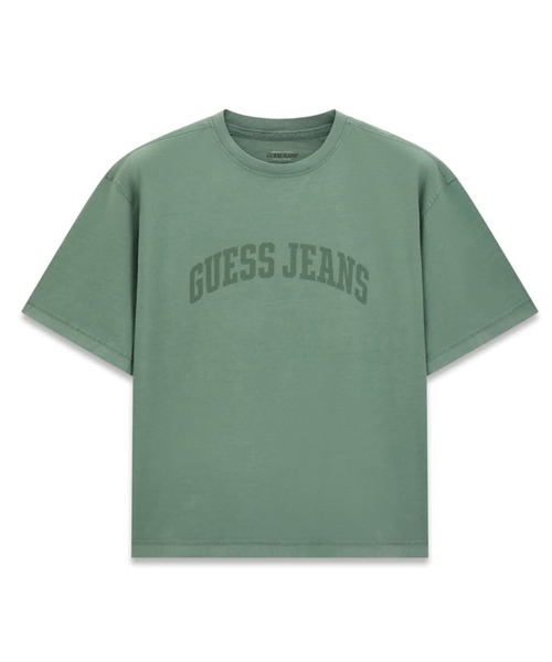 GUESS JEANS(ゲスジーンズ)の「GUESS JEANS BOXY Tee Tシャツ ロゴTシャツ(Tシャツ/カットソー・メンズ・ブラック/グリーン/ピンク・LARGE/MEDIUM/XX-LARGE/X-LARGE/SMALL)」の7枚目の写真