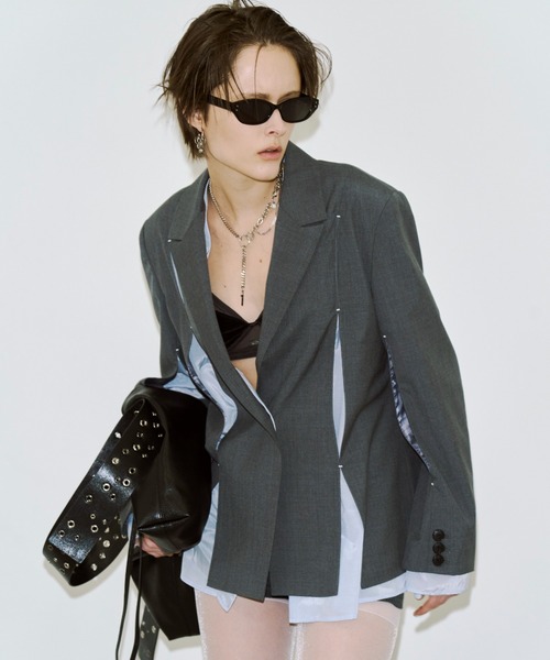 JOSE MOON（ジョゼムーン）の「STACK BRATOPS/スタックブラトップ（その他トップス・レディース・アイボリー/ブラック・FREE）」の8枚目の写真