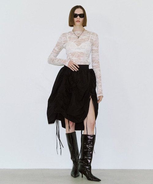 JOSE MOON（ジョゼムーン）の「STACK BRATOPS/スタックブラトップ（その他トップス・レディース・アイボリー/ブラック・FREE）」の18枚目の写真