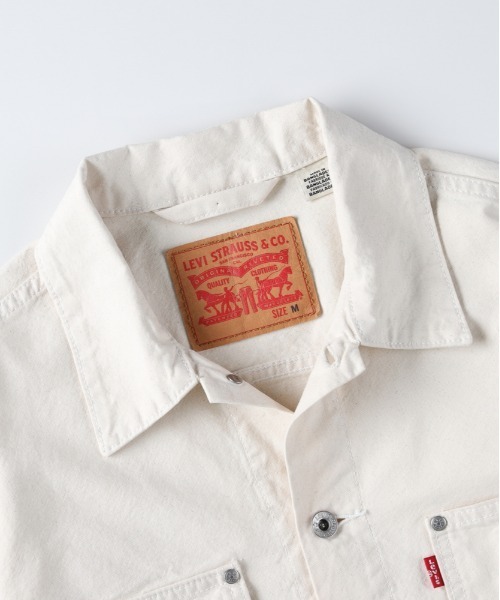 Levi's（リーバイス）の「Levi's(リーバイス)【メンズ】トラッカージャケット（デニムジャケット・メンズ・オフホワイト・L/S/M）」の5枚目の写真